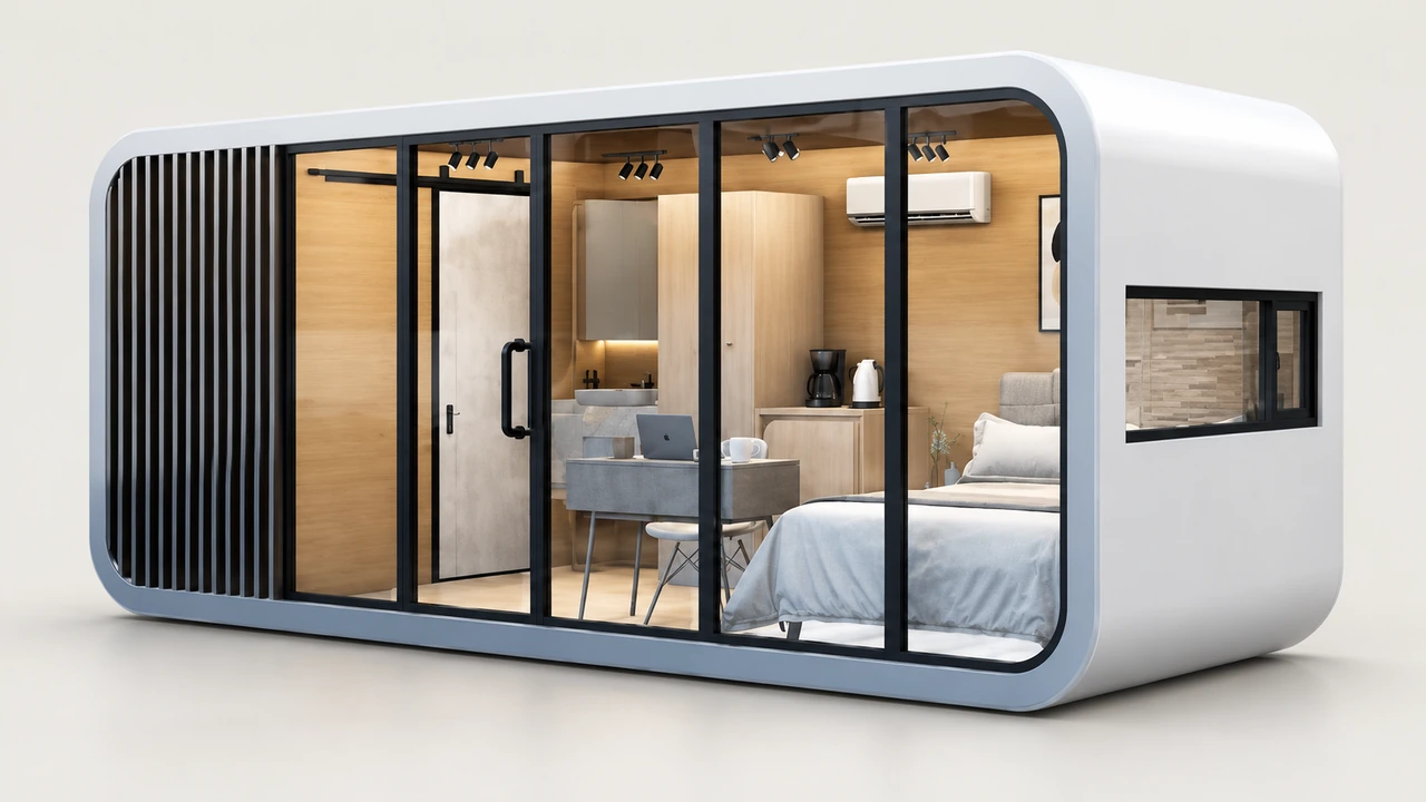 Apple Cabin 20FT – Produktvisualisierung