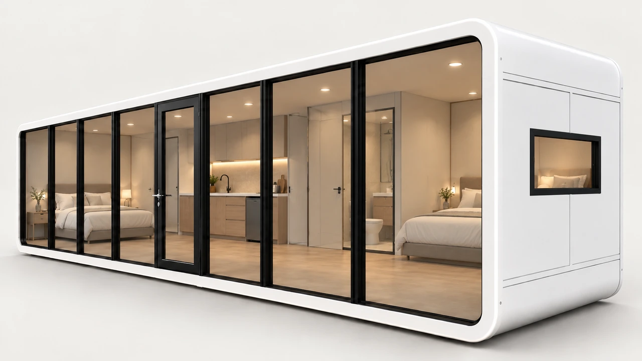 Apple Cabin 40FT – Produktvisualisierung
